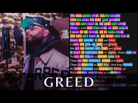Royce Da 5'9 - Greed | Lyrics, Rhymes Highlighted