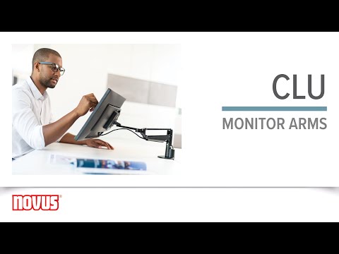 Novus CLU Monitor Arms- Smooth Positioning, Easy Installation, German Engineered for Quality