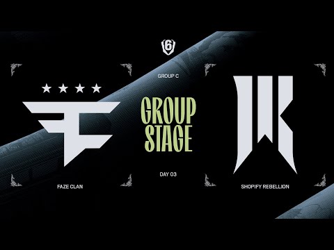FAZE CLAN vs. SHOPIFY - Six Invitational 2026 | Group Stage - Day 3