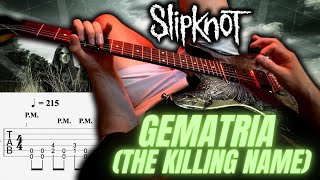 Slipknot – Gematria (The Killing Name) POV Guitar Cover | SCREEN TABS