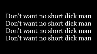 20 Fingers Ft. Gillette - Short Dick Man ( lyrics )