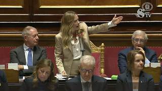 SCONTRO TRA GIORGIA MELONI E 5 STELLE SU ILVA IN SENATO