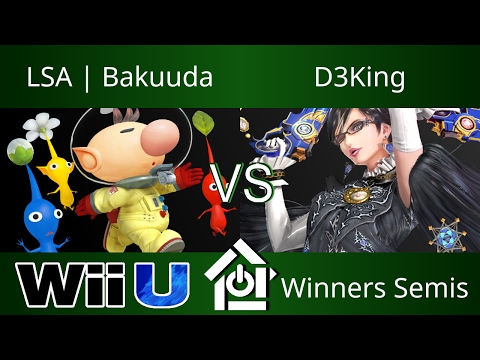 Typo House Macon 5/9/17 - LSA | Bakuuda (Olimar) vs D3King (Bayonetta) - Smash 4 Winners Semis