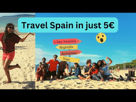 We lost in Spain Streets |  One day in Vigo - a city in Spain  #vlogs   #praia #beach #2023