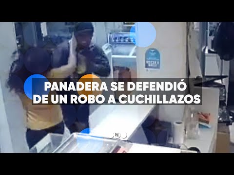 PANADERA se DEFENDIÓ de un ROBO a CUCHILLAZOS - Telefe Noticias