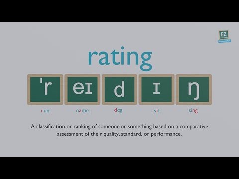 How to pronounce rating ?