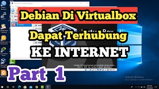 Cara Sharing Koneksi Internet Debian di Virtualbox