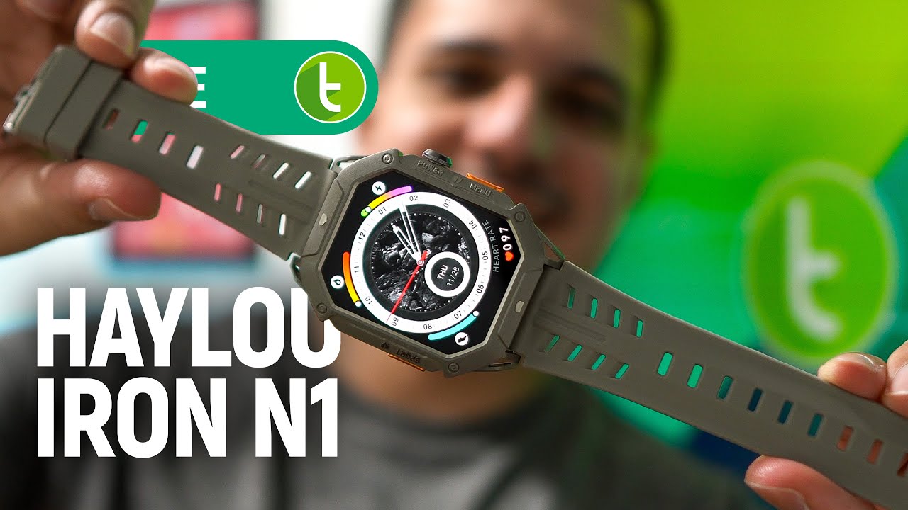 Miniatura da avaliação em vídeo de Smartwatch Militar Bateria 100 Dias
