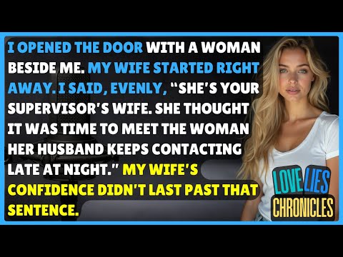 She Tried Confronting Me at the Door, yet My Composed Explanation Instantly Changed the Mood