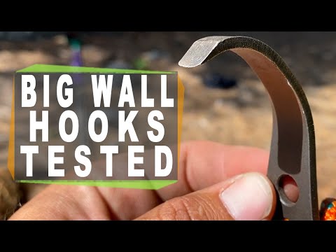 Big wall climbing aid hooks TESTED