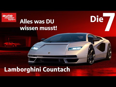 Lamborghini Countach (2021): Die 7 wichtigsten Fakten zum Comeback des Jahres! | auto motor & sport