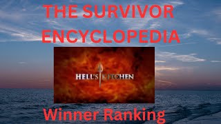Hell's Kitchen Winner Ranking (Michael to Ryan)