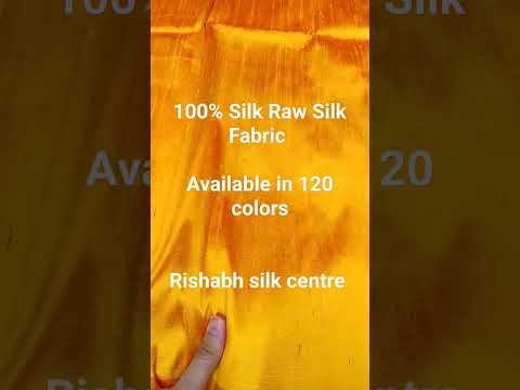 Pure raw silk fabric, 100 grams