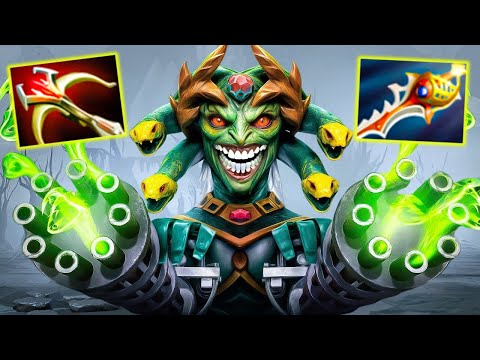 Daedalus + Divine Rapier Brutal Split Shot Burst Damage Carry 🔥 Medusa Dota 2