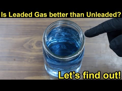 Is Leaded Fuel better than Unleaded?  Let's find out!