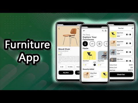 Furniture App UI - Flutter UI - Speed Code - App from Scratch