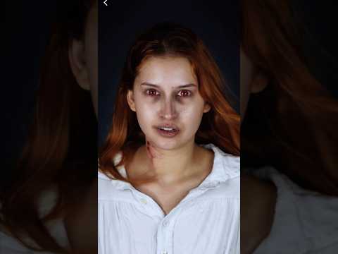 Transforming into a Vampire🧛🏻‍♀️✨ #makeup #halloween #vampire #cosplay #vampires #transformation