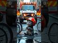 Grey Cat Rides A Bike Then Gets Hit By A Car Catstory Cat Shorts Cats