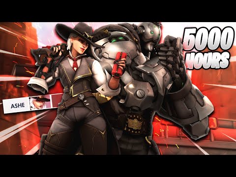 This is what 5000 HOURS of Ashe looks like on Overwatch..