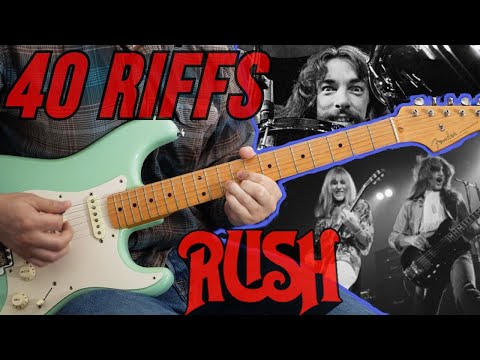 40 Best Rush Guitar Riffs (4K)