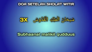 Download lagu Doa Setelah Sholat Witir Lengkap Latin mp3 Download lagu Doa Setelah Sholat Witir Lengkap Latin mp3