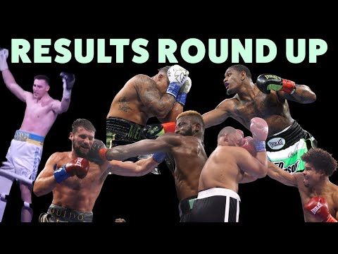 RESULTS ROUND UP: JARED ANDERSON, EFE AJAGBA, ALI FELIZ, & OLEKSANDR ZAKHOZHYI