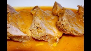 Solomillo de cerdo a la naranja, en olla rápida, al estilo de Mariaje