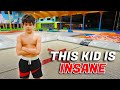 9 YEAR OLD DOES INSANE FLIPS!