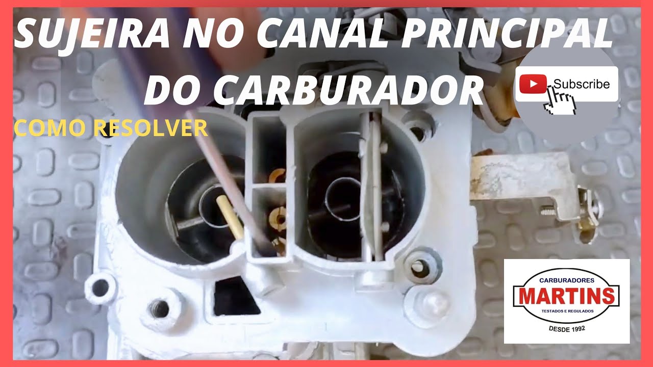 Sujeira no canal principal do carburador/ 460 - Blfa - Tldz/ Dica, como resolver/ Martins Carburador