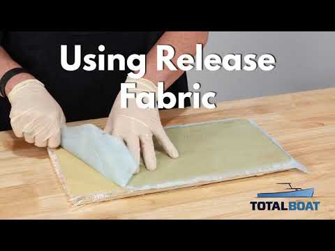 Using Release Fabric with Epoxy Resin