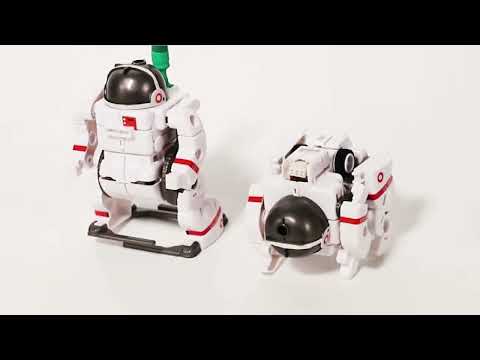 6-in-1 Solar Robot Kit: Build Your Own Space Fleet Powered by The Sun, STEM Learning Toy
