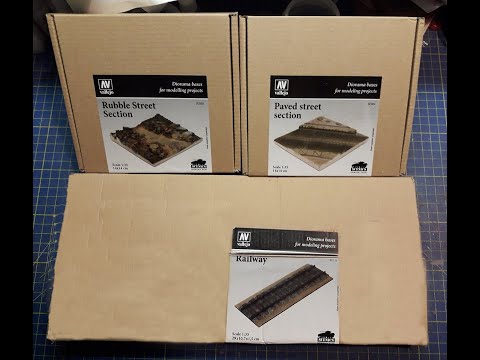 VALLEJO SCENICS DIORAMA BASES 1/35 SCALE:  SC111, SC001 & SC002