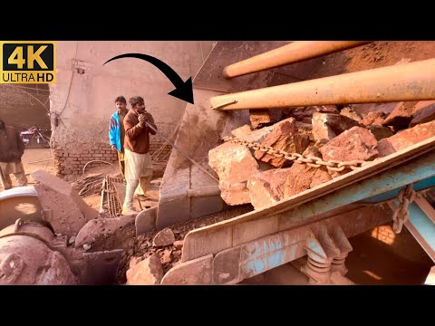 Big Rock Jaw Crusher Machine in Action | Powerful Stone Crushing ASMR Sounds