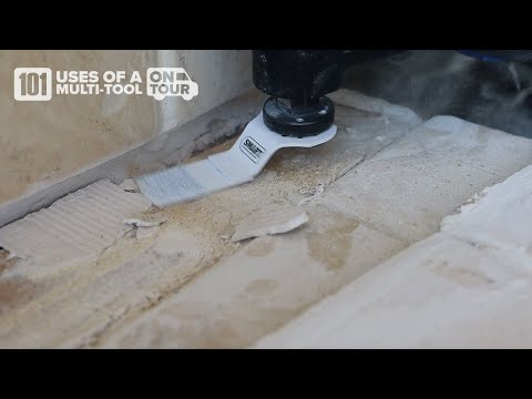 Removing Grout & Adhesive With A Multi-Tool