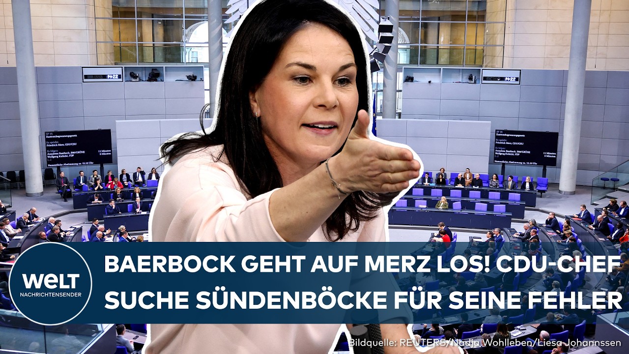 ANNALENA BAERBOCK: Angriff gegen Merz! CDU-Chef suche Sündenböcke für seine eigenen Fehler