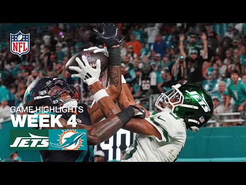 New York Jets vs Miami Dolphins Game Highlights | 2025 NFL Season Week 4