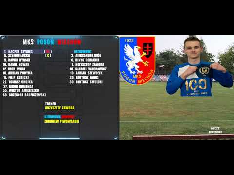 MKS POGOŃ MIECHÓW - SPARTAK CHARSZNICA  5:1 ( 3:0 ) SKŁADY, BRAMKI