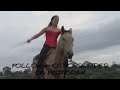 Cruel Horse Riding By Woman