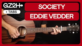 Society Guitar Tutorial Eddie Vedder Guitar Lesson |Chords + Solo + TAB|