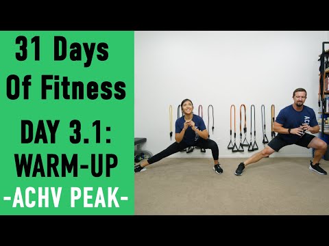 31DoF DAY 3.1 -  5 Minute Warm Up Routine - Bands OR Dumbbells @ACHVPEAK