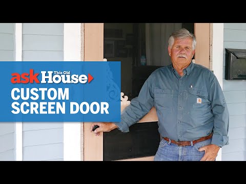 Screen Door With Solid Bottom