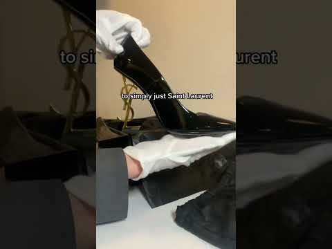 Unboxing SEXIEST heels EVER #luxury #saintlaurent #heels