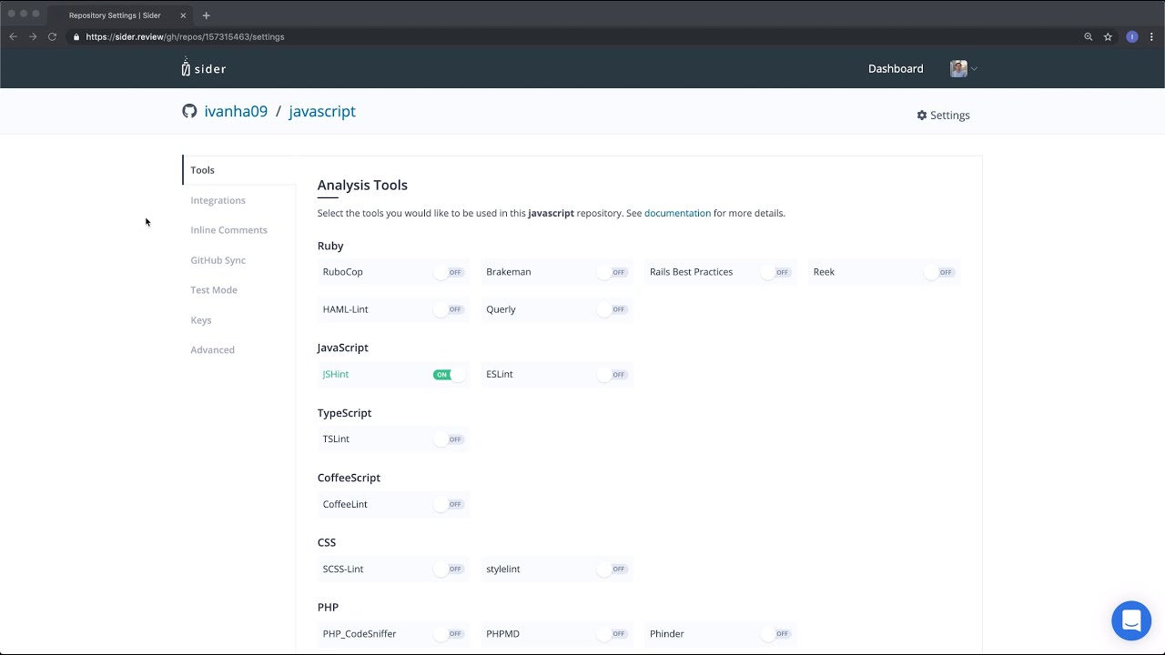 Intro to the Repository Settings page