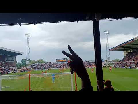 Swindon vs Port Vale playoff first leg! #swindon #leaguetwo #playoffs