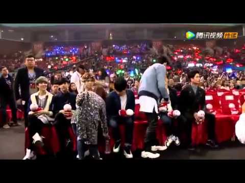 150413 GOT7 Top Chinese Music The annual Festival Walking To Sitting Area CUT