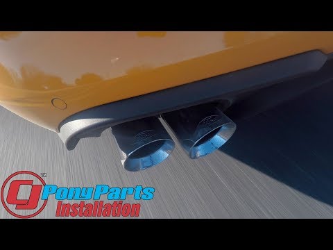 2018-2023 Mustang GT Ford Performance By Borla Touring Catback w/Quad Tip w/o Active Exhaust Install
