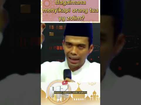 Menyikapi orang tua yg zolim kpd anaknya || Ustadz Abdul Somad, Lc, MA. #shorts