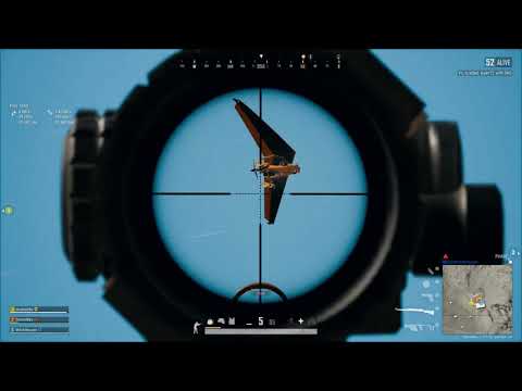 Shoot down a glider in PUBG?