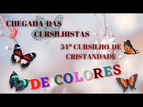 CHEGADA  DAS  CURSILHISTAS DO 54º CURSILHO DE CRISTANDADE DA CATEDRAL BETÂNIA