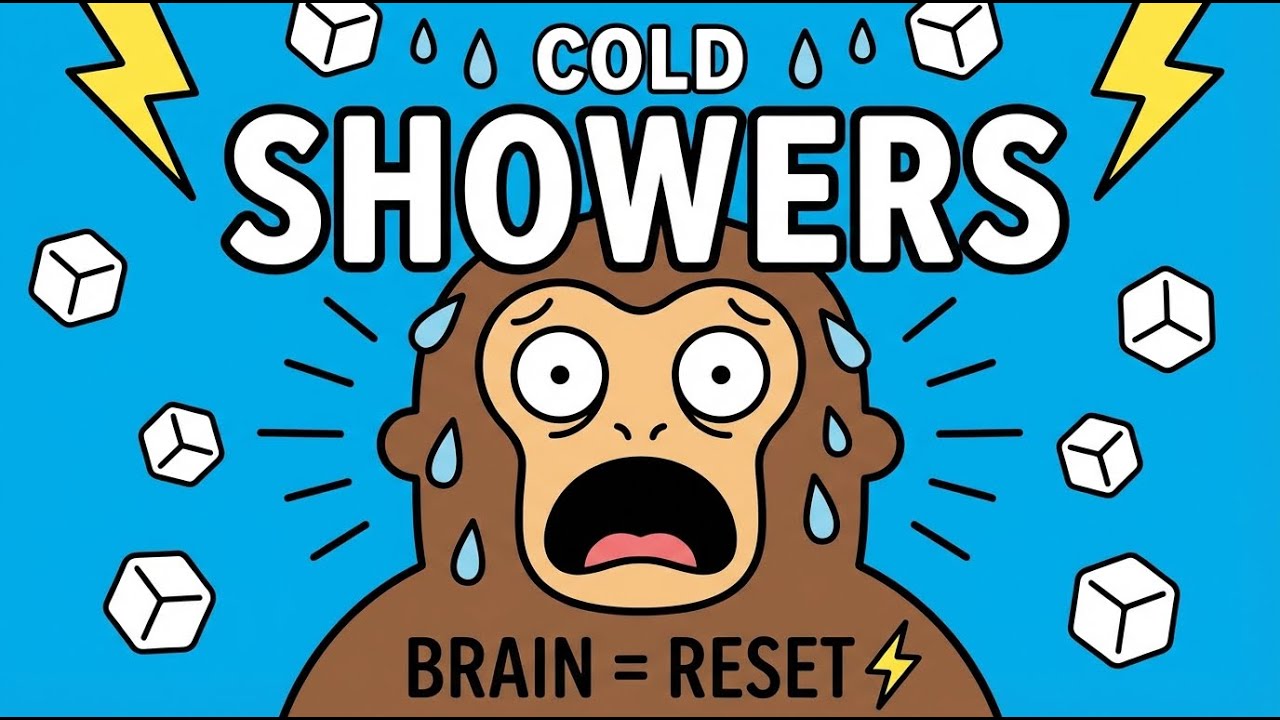 Monkey Discovers Cold Showers (Life Changed Forever)